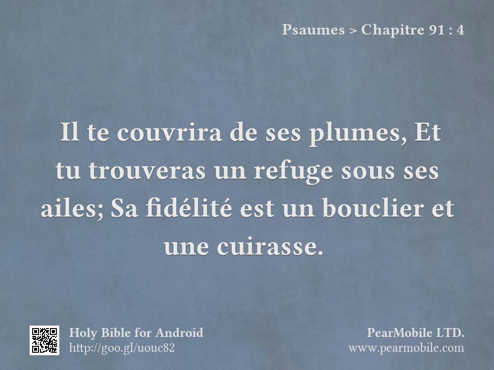 Psaumes, Chapitre 91:4